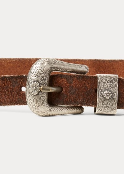 Women's Polo Ralph Lauren Western Calfskin Belt | 821456DJE